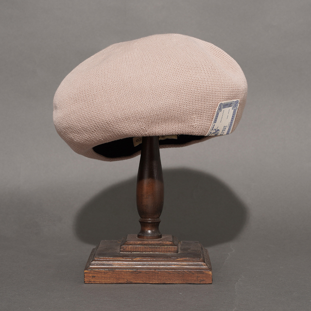 THE H.W.DOG&CO/ザエイチダブリュードッグアンドコー「COTTON BIG BERET / BEIGE」ベレー帽