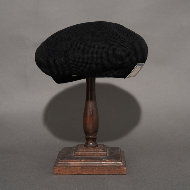 D-01056 /「COTTON BIG BERET / BLACK」ベレー帽