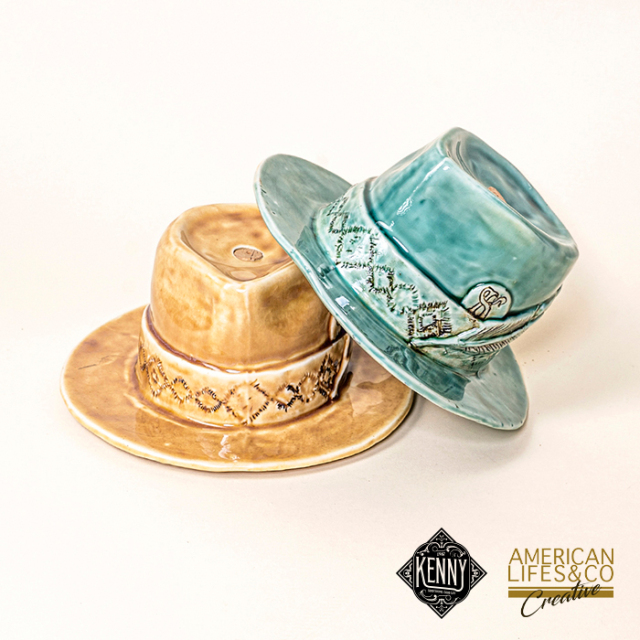 【限定】KENNY × ALC 「Memorial Collection  Hat Incense Chamber & Tray Product by KENSAKU HARADA」磁器製お香立て＆トレー