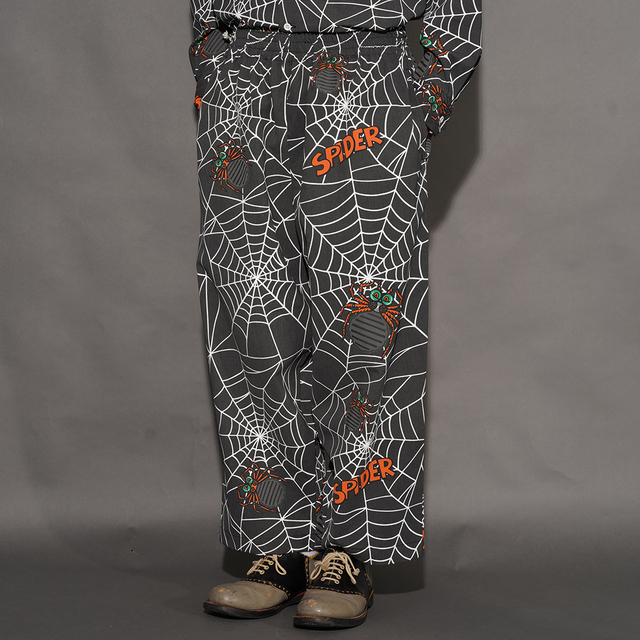 WEIRDO/ウィアード「SPIDER - EASY PANTS / BLACK」ワイドシルエットイージーパンツ