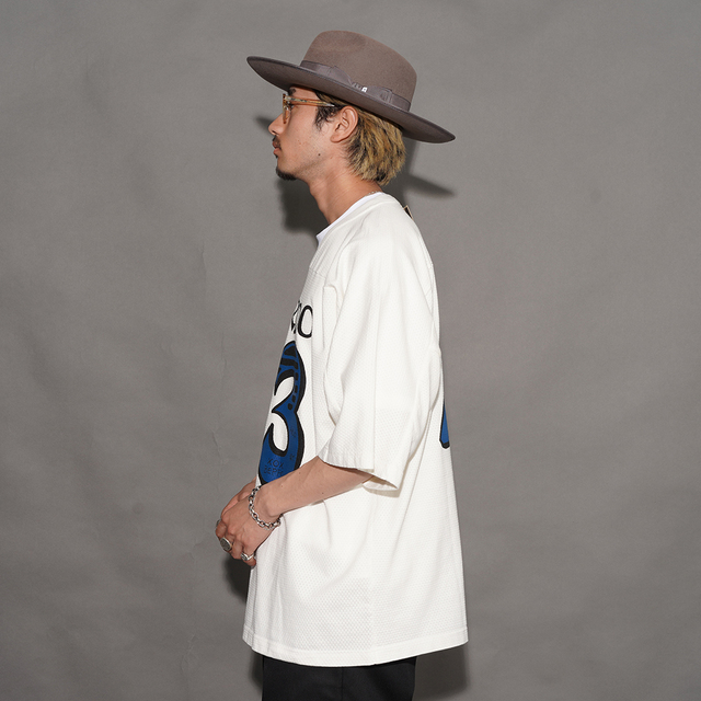 WRD6122 /「HEY HEY 23 - FOOTBALL JERSEY / IVORY」H/Sフットボール
