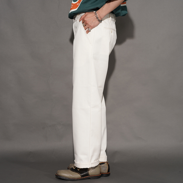 WRD9903 /「WIND UP - PANTS / IVORY」チノパンツ