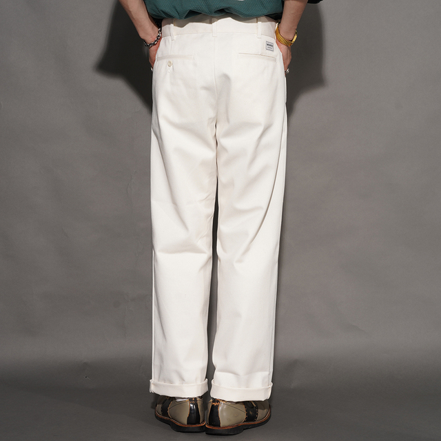 WRD9903 /「WIND UP - PANTS / IVORY」チノパンツ