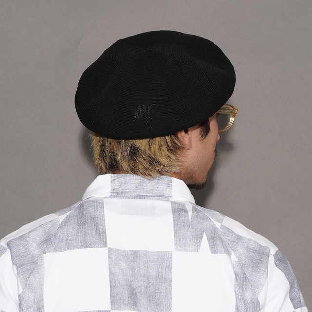 D-01056 /「COTTON BIG BERET / BLACK」ベレー帽