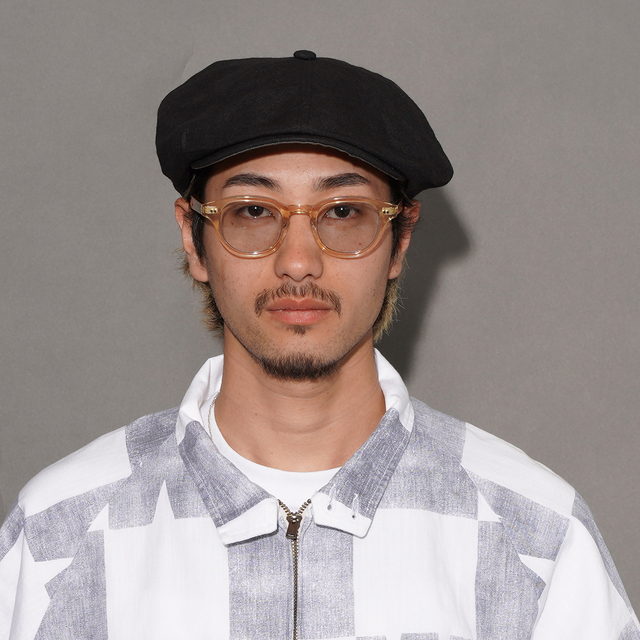 D-01133 /「LINEN PAPER PK CAP / BLACK」キャスケット