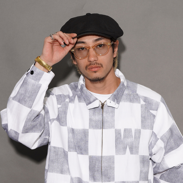 D-01133 /「LINEN PAPER PK CAP / BLACK」キャスケット