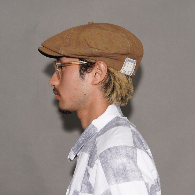 D-01133 /「LINEN PAPER PK CAP / BEIGE」キャスケット