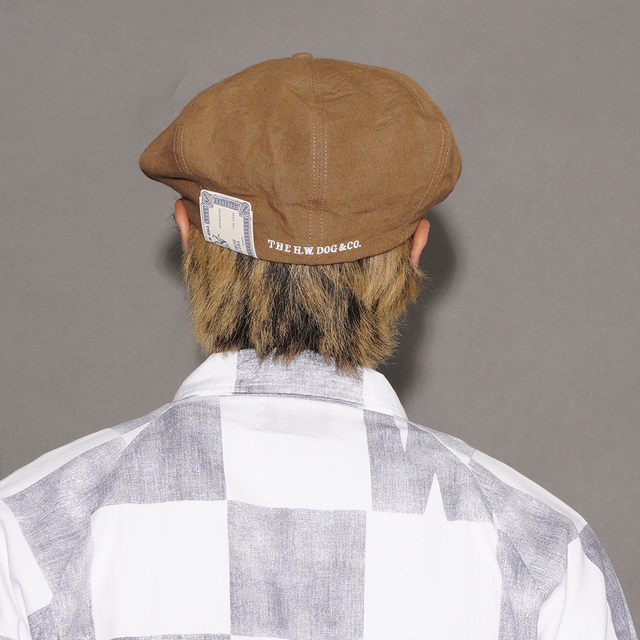 D-01133 /「LINEN PAPER PK CAP / BEIGE」キャスケット