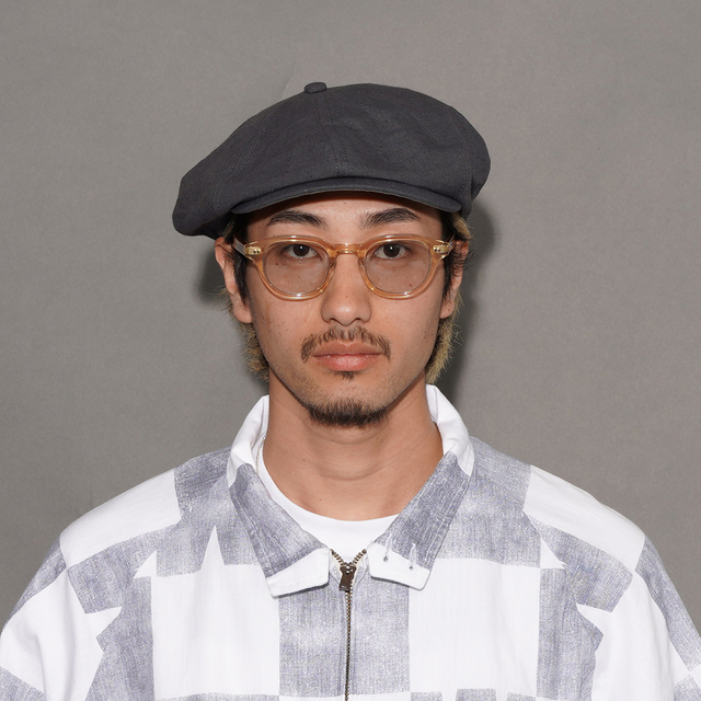 D-01133 /「LINEN PAPER PK CAP / GRAY」キャスケット