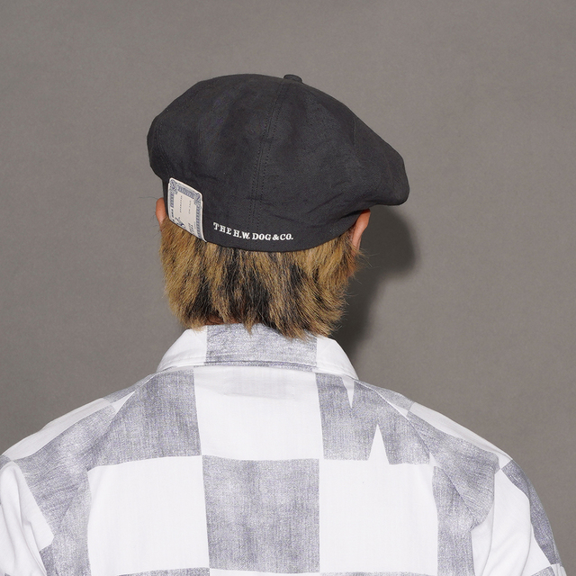 D-01133 /「LINEN PAPER PK CAP / GRAY」キャスケット