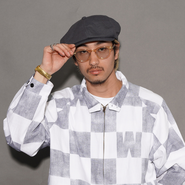 D-01133 /「LINEN PAPER PK CAP / GRAY」キャスケット
