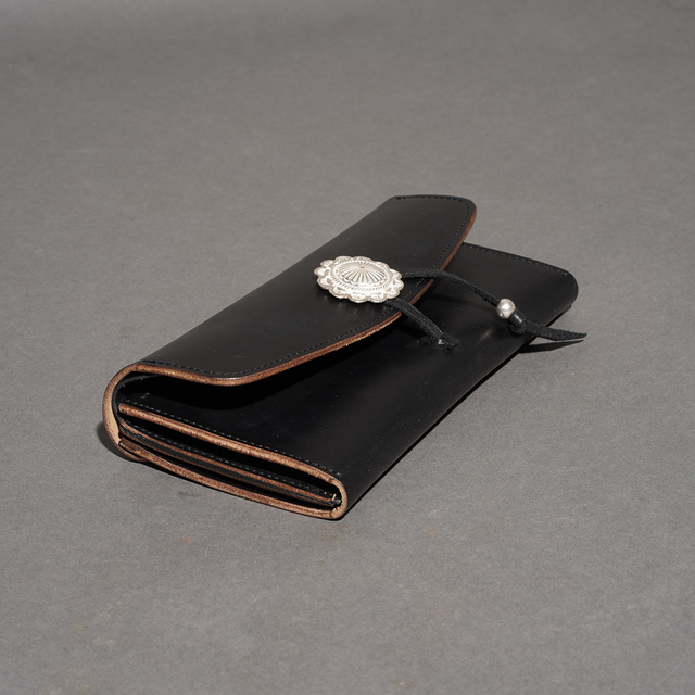 MOTOR ロングウォレット　クロムエクセルレザー MOTOR / モーター「NATIVE LONG WALLET / BLACK」クロムエクセル