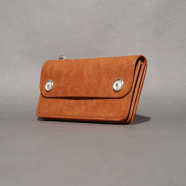 MOTOR / モーター「TRACKER’S LONG WALLET / BROWN」イタリアンバケッタトラッカーズロングウォレット