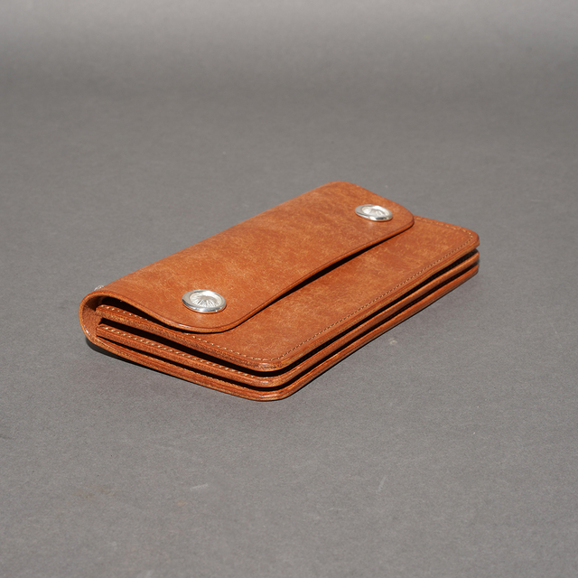MOTOR / モーター「TRACKER'S LONG WALLET / BROWN」イタリアン