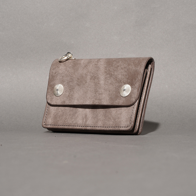 MOTOR / モーター「TRACKER’S MIDDLE  WALLET / GRAY」イタリアンバケッタトラッカーズミドルウォレット