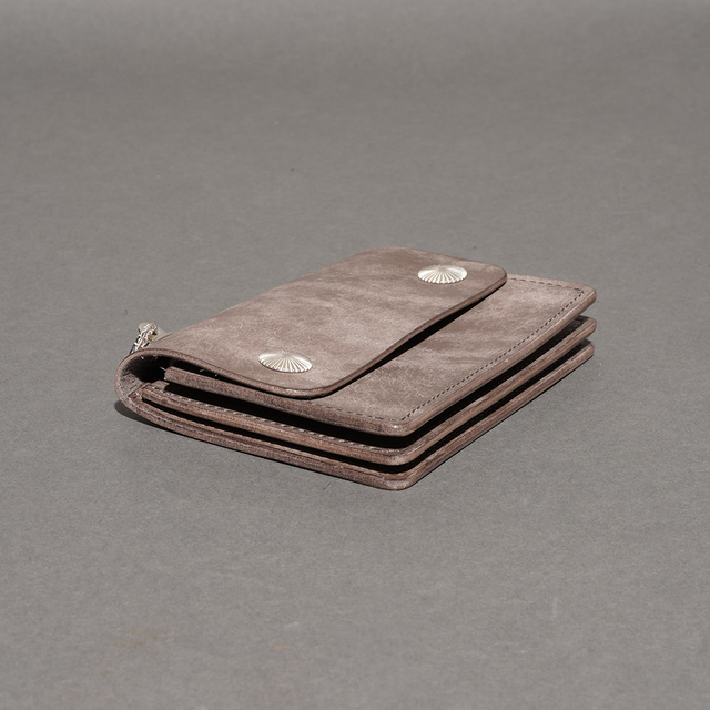 MOTOR / モーター「TRACKER'S MIDDLE WALLET / GRAY」イタリアン