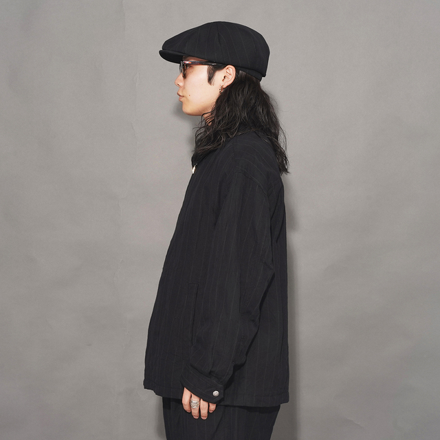 PORTER CLASSIC / ポータークラシック「PIN STRIPE LINEN COTTON ZIP