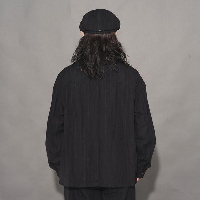 PORTER CLASSIC / ポータークラシック「PIN STRIPE LINEN COTTON ZIP