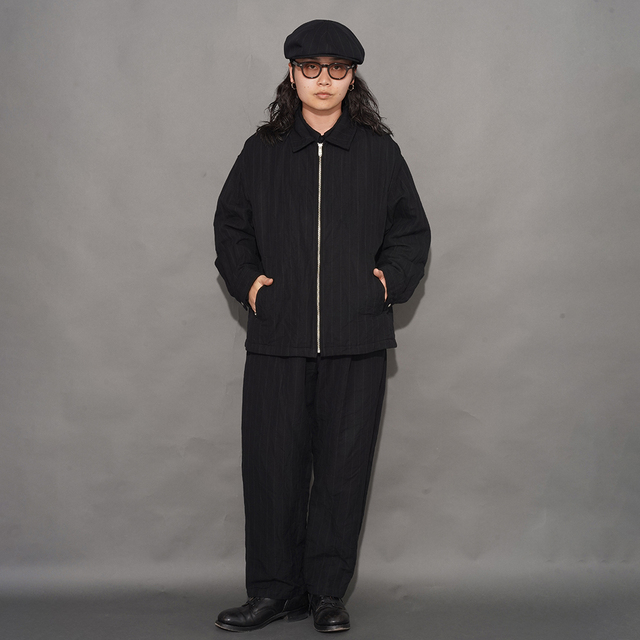 PORTER CLASSIC / ポータークラシック「PIN STRIPE LINEN COTTON ZIP
