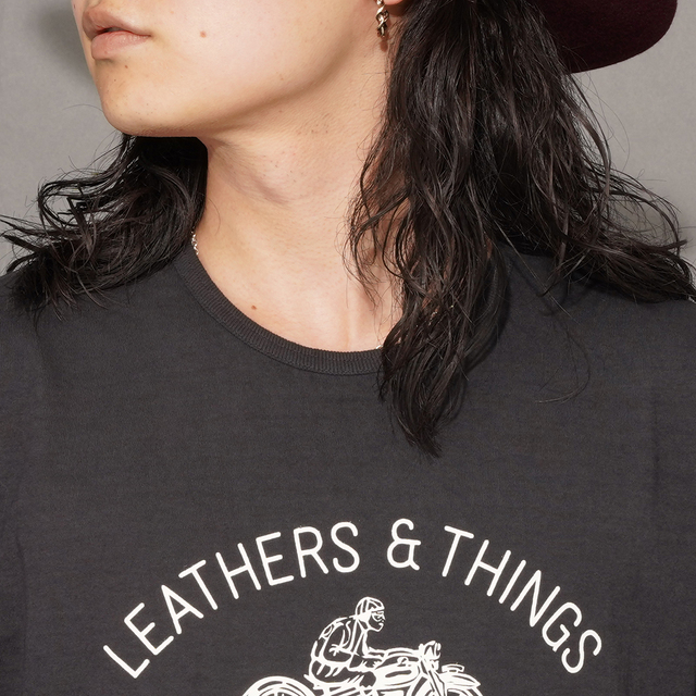 MOTOR / モーター「MOTOR NEW VINTAGE BIKE T-SHIRTS / BLACK」バイク