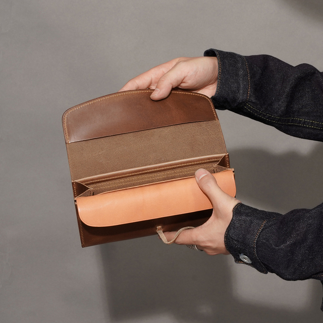 MOTOR / モーター「NATIVE LONG WALLET / NATURAL」クロムエクセル