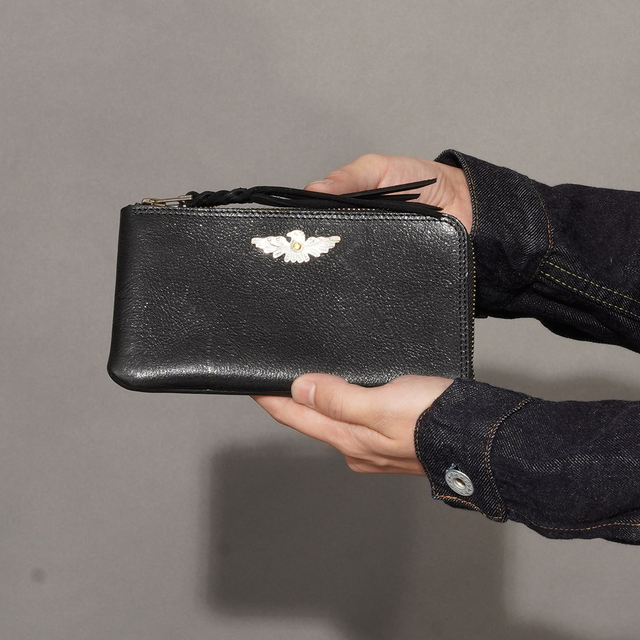 MOTOR / モーター「KUDU L ZIP WALLET - THUNDER BIRD / BLACK