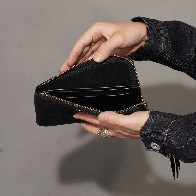MOTOR / モーター「KUDU L ZIP WALLET - THUNDER BIRD / BLACK