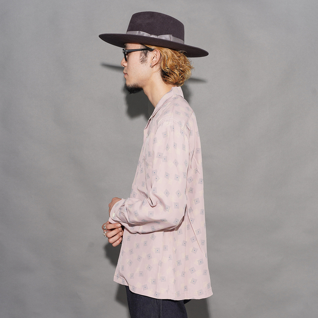 TR26SS-405 /「Town Craft Rayon L/S Shirt / SALMON」フィラメント