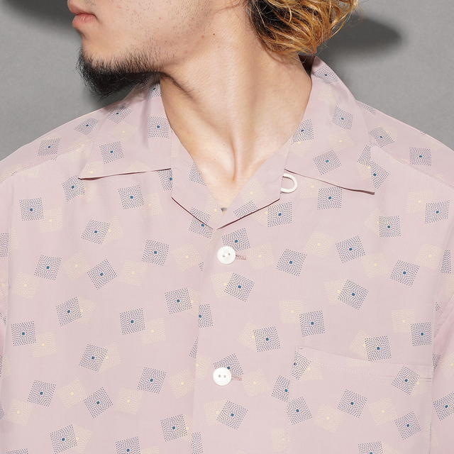 TR26SS-405 /「Town Craft Rayon L/S Shirt / SALMON」フィラメント