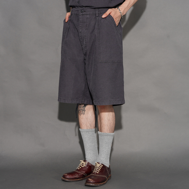 WEIRDO/ウィアード「WHAT-ME WEIRDO? - UTILITY SHORTS / BLACK」ユーティリティショートパンツ
