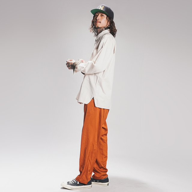NASTOYS/ナストイズ 19号 NASTOYS / ナストイズ 「Cotton Satin Long Sleeves Shirts