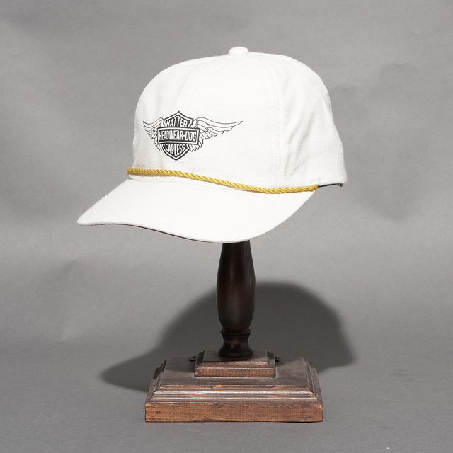 D-01148 /「HD HOMMAGE UNION CAP / NATURAL」6パネルゴルフキャップ