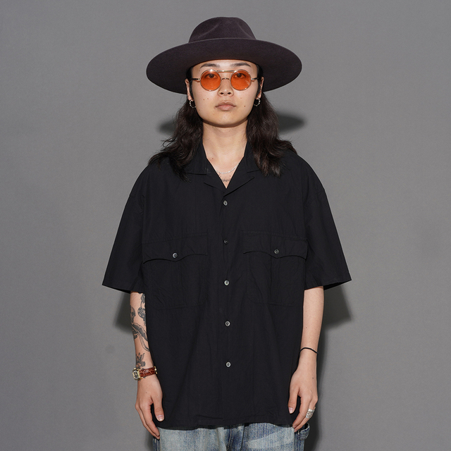 Porter Classic ポータークラシック オープンカラー オーバーシャツ PORTER CLASSIC / ポータークラシック「KEROUAC TRAVELER'S SHIRT