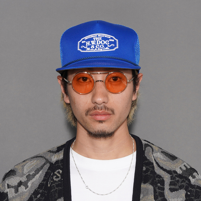 ぶ*お様 RIDE OR DIE トラッカーキャップ ネイビー チェッカー ヴィ WEIRDO トラッカーキャップ No.WRD61G02 