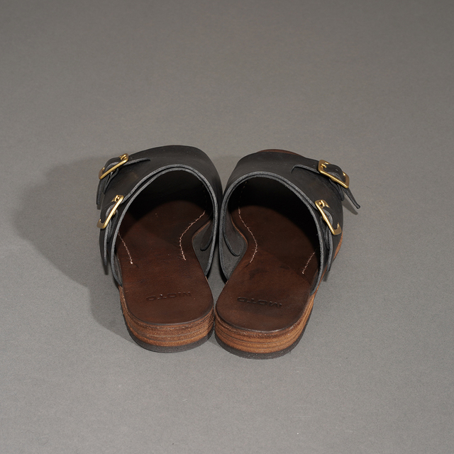 moto 1650 レザーサンダル MOTO(モト) “DOUBLE BUCKLE SANDAL” HORWEEN LATIGO LEATHER #1650