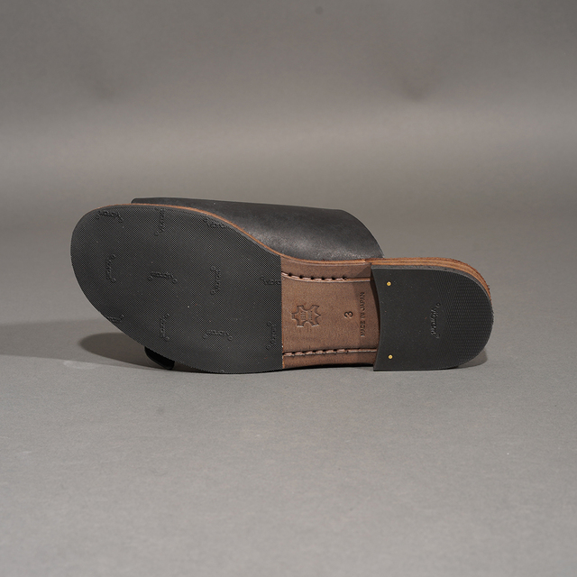 MOTO / モト「#1650 DOUBLE BUCKLE SANDAL / BLACK」ダブルバックル