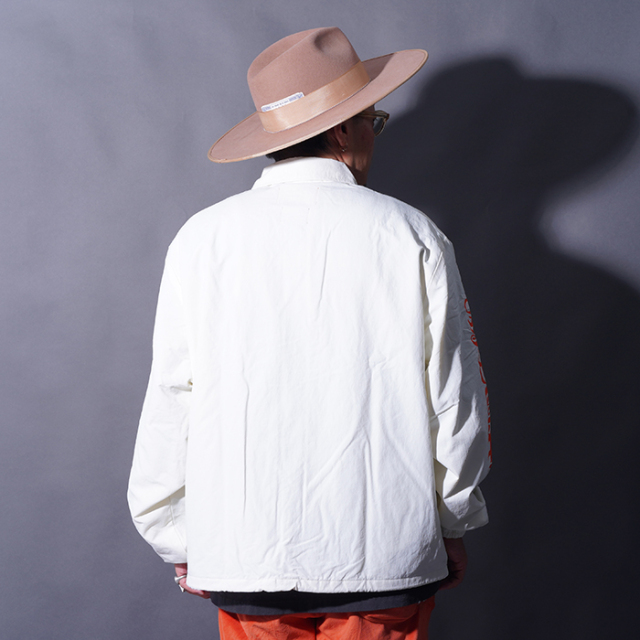 Born Losers×AMERICAN WANNABE「BL COACH JACKET / WHITE」コーチ