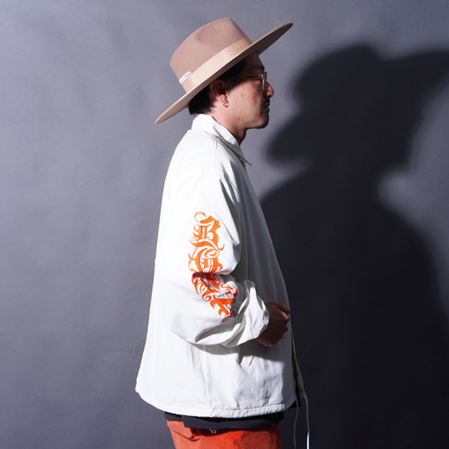 Born Losers×AMERICAN WANNABE「BL COACH JACKET / WHITE」コーチ