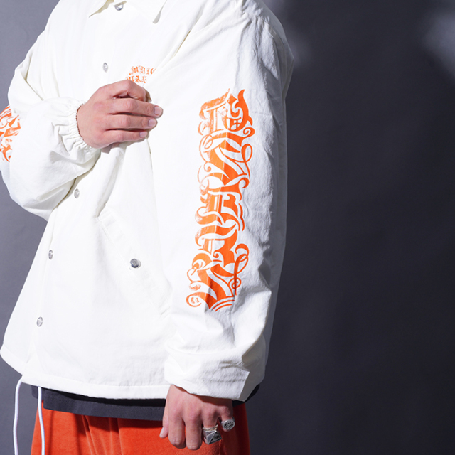 【新品タグ付き】LOHEN BICOLOR CORD BLOUSE ホワイト ダブルクロスブルゾン