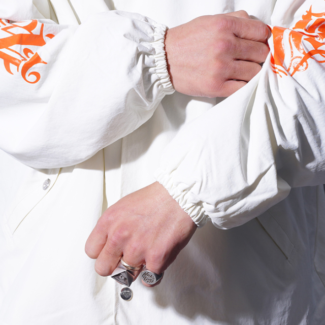 Born Losers×AMERICAN WANNABE「BL COACH JACKET / WHITE」コーチ