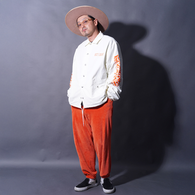 Born Losers×AMERICAN WANNABE「BL COACH JACKET / WHITE」コーチ