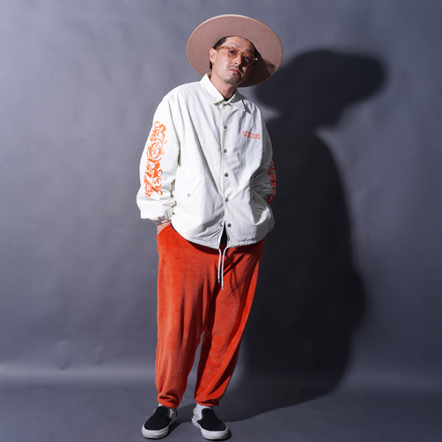 Born Losers×AMERICAN WANNABE「BL COACH JACKET / WHITE」コーチ