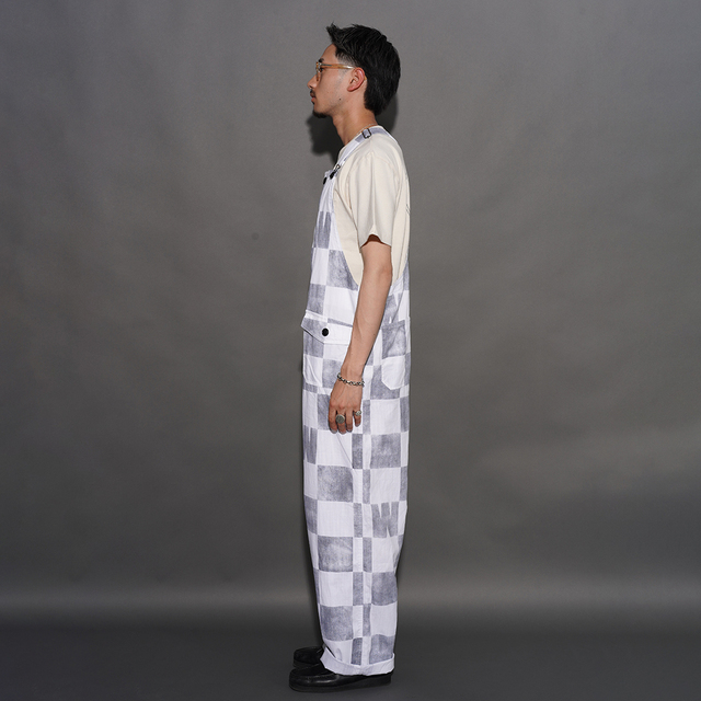 WRD6103 /「CHECKER - OVARALL / IVORY」オーバーオール