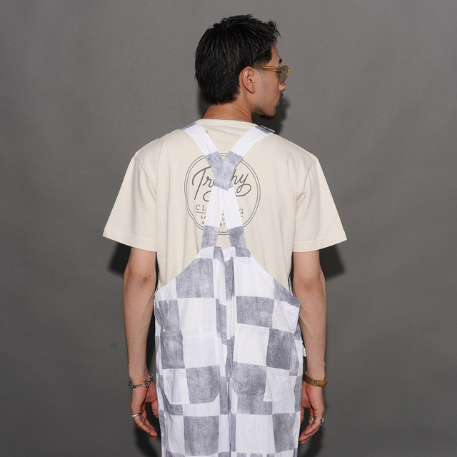 WRD6103 /「CHECKER - OVARALL / IVORY」オーバーオール