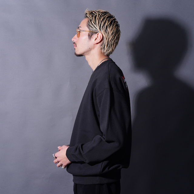 Born Losers / ボーンルーザーズ「77BL SWEAT / BLACK」ロングスリーブ
