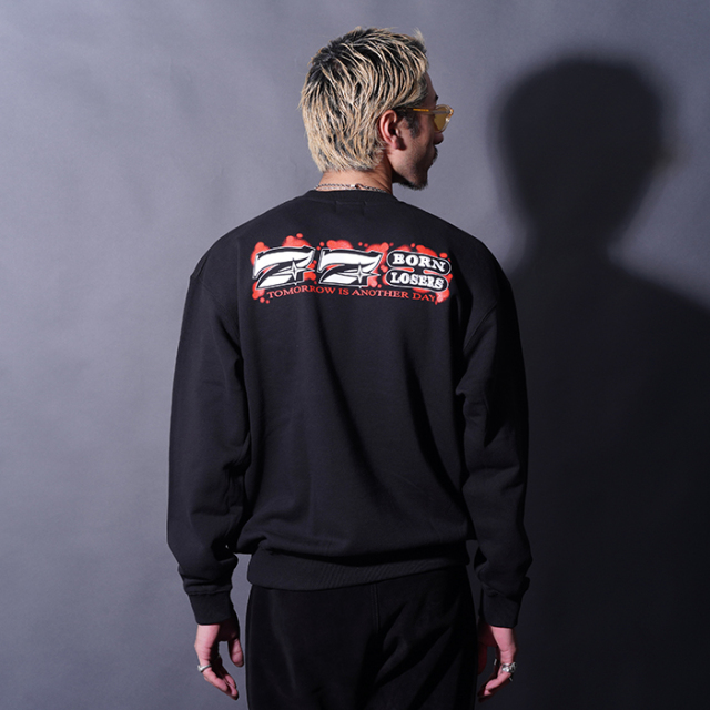 Born Losers / ボーンルーザーズ「77BL SWEAT / BLACK」ロングスリーブ