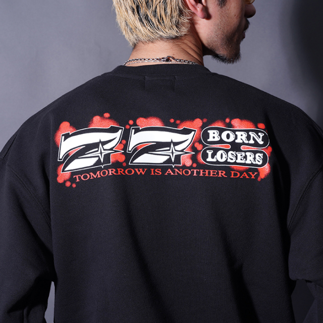 Born Losers / ボーンルーザーズ「77BL SWEAT / BLACK」ロングスリーブ