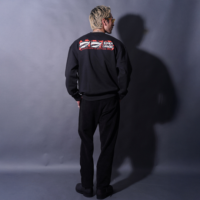 Born Losers / ボーンルーザーズ「77BL SWEAT / BLACK」ロングスリーブ