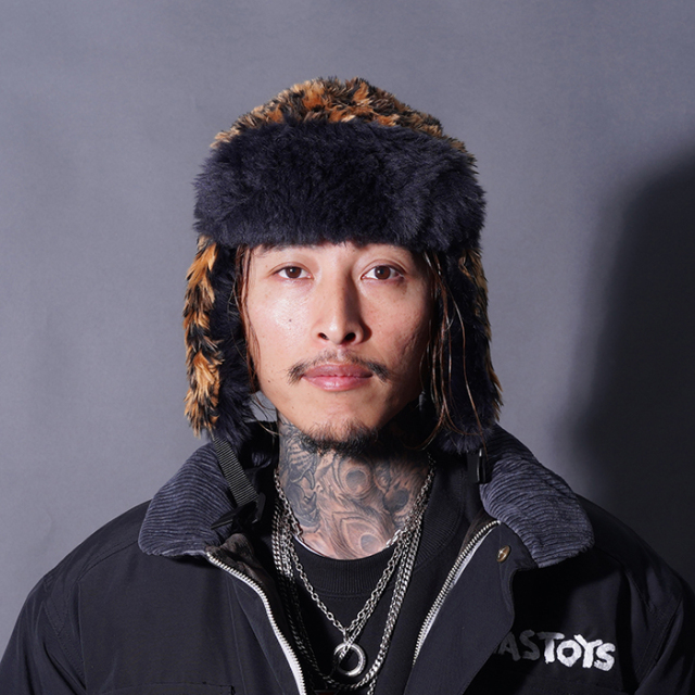 NTH-250102 / 「LEOPARD Flight Cap / BROWN」フライトキャップ