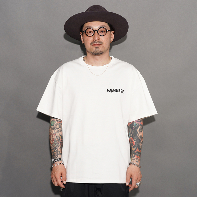 AWTO-260101 /「OLD BOY S/S TEE Graphic by Lucky Rudy / WHITE